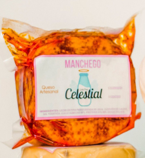 Manchego con salsa Macha Celestial